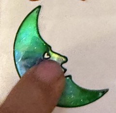 Vintage Rare Oilies 80’s/90’s Orange Star/ Green Moon Touch Me Color Changing