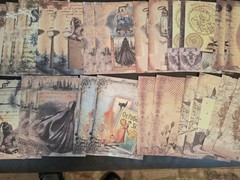 100 PC Ephemera Paper Packs Mystical Magical Notes New