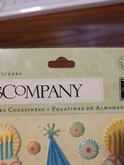 K&Company Confetti Pillow Stickers Scrapbooking Stickers Birthday 28 Pc raised