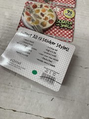 Vintage Portal Scratch And Smell Stickers 95 Food Items-RARE!!!