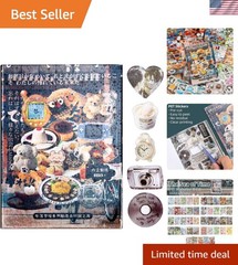 Japanese Comic Style Sticker Scrapbooking Supplies for Junk Journal, 45 Sheet…