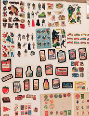 Vintage 1980s Stickers Lot With Mello Smellos Sticker Album Scratch & Sniff