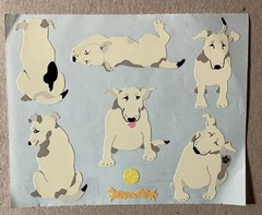 Mrs. Grossman’s Large Stickers Russel 1/2 Sheet Dog