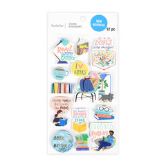 Reading Books Theme Stickers – Recollections Scrapbook Stickers