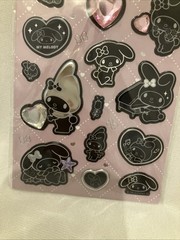 Sanrio　 My Melody Sticker Sheet　bonbon drop monotone