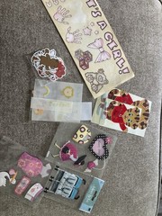 Scrapbooking Mixed Lot Patterned Paper, Stickers & Embellishments Baby/Religious