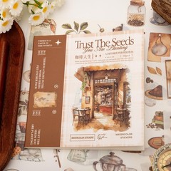 Uideyvi Coffee Themes Sticker Scrapbooking Supplies for Junk Life