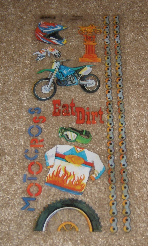 NRN Designs Sticker Sheet ~ MotoCross