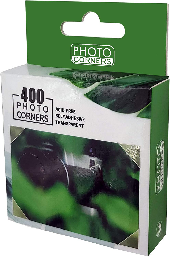 400PCS Clear Photo Corner Stickers Self Adhesive DIY