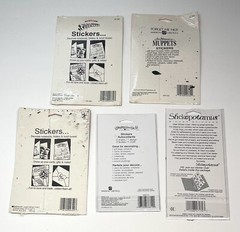 VTG Lot 4+ Pkgs American Greetings STICKERS Muppets Superman Hearts NEW Read