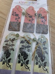 Vintage Scrapbook Embellishment Set Asian Oriental Junk Journal Craft Decoration