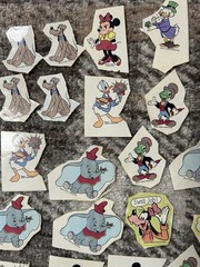 Vintage Rare Disney Sticker LOT 1980s-1990’s Scrapbook Mickey Donald Pluto