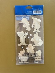 Vtg Disney Snow White Stickers Lot (4) New Packages