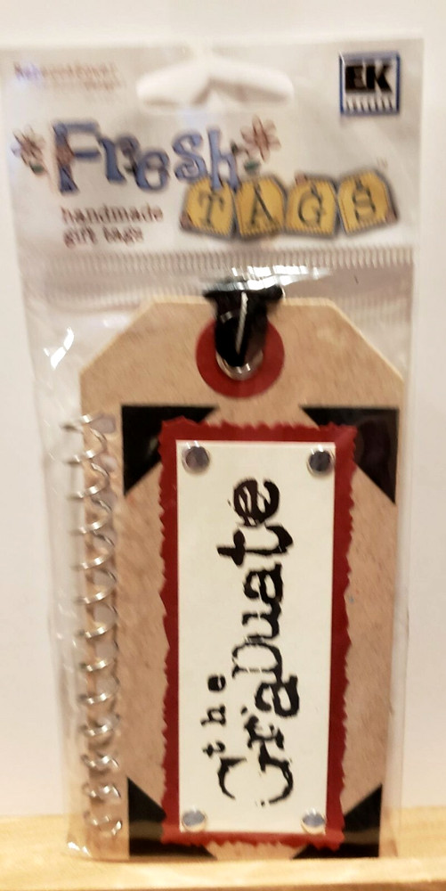 Graduate Graduation High School College Degree Fresh Tags Die-cut Handmade Tag
