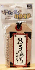 Graduate Graduation High School College Degree Fresh Tags Die-cut Handmade Tag
