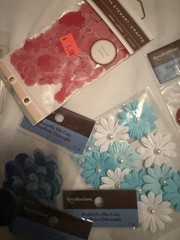 Vintage Scrapbooking Sticker Lot Dimensional Sticker Brad Die Cuts Embellishment