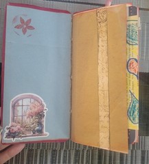 Handmade hard cover travel spring Junk Journal Matching & Ephemera