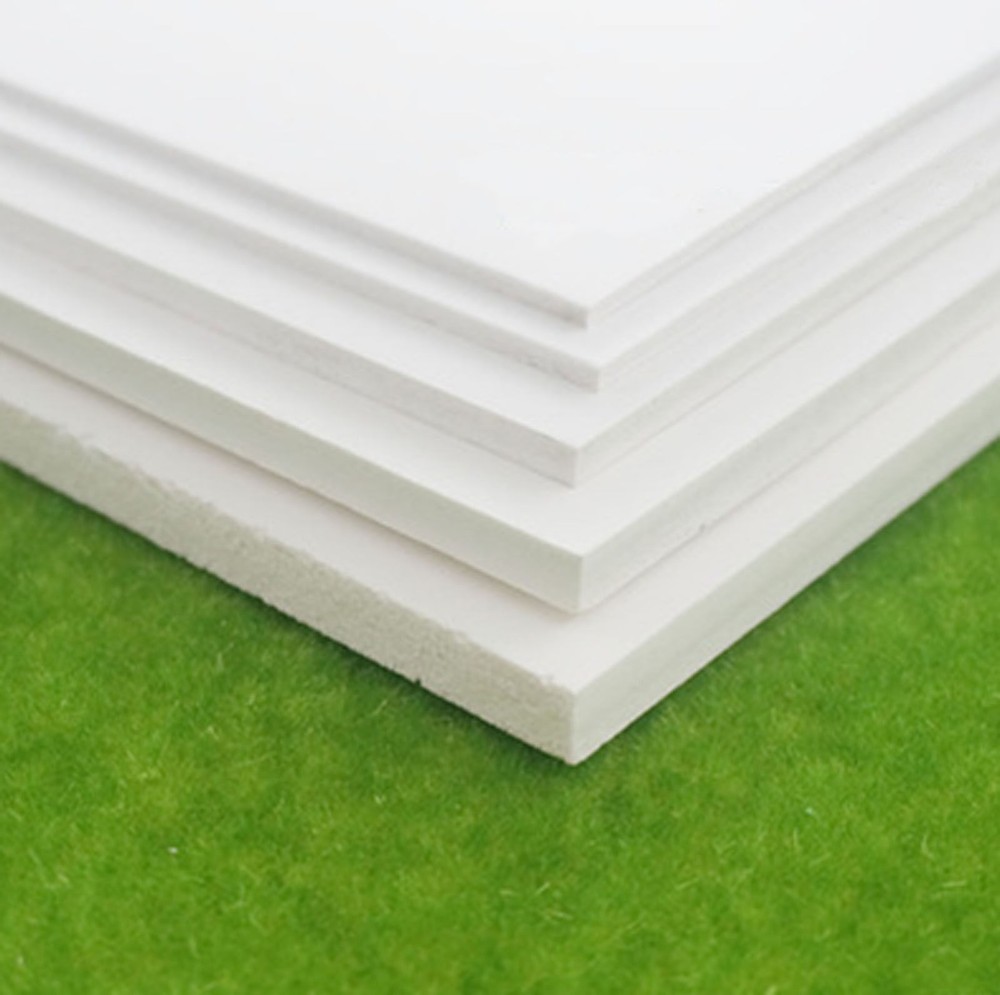 1PCS White Foam PVC Flat Sheet Material Board Modle Plate 2mm*200mm*300mm