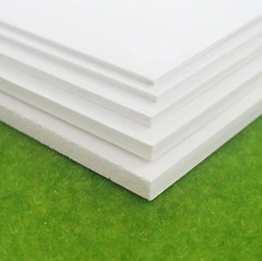 1PCS White Foam PVC Flat Sheet Material Board Modle Plate 2mm*200mm*300mm