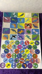 Sticker Lot Sea Creatures Vtg Y2K Ocean Life Fish Whales Mermaids Sandylion book