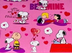 SNOOPY LOVE STICKERS✨🩷✨❤️✨🤍✨💜✨6” x 4”✨PEANUTS✨LOVE IS IN THE AIR✨CUTE✨❤️