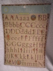 K and Company Brenda Walton Die Cut Alphabet / Numbers Stickers (choose one set)