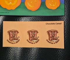 Vintage Hallowen sticker sheet bundle lot puffy scratch and sniff ghost pumpkin