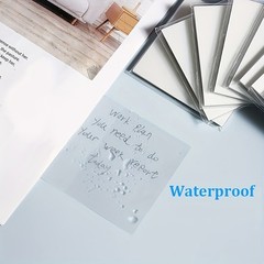 50 Sheets/200 Sheets Transparent Square Self-Adhesive for Diaries, Reading Notes