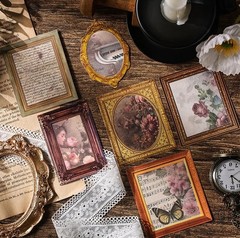 Photo Frames 30-Piece Stickers Pack Nostalgia Junk Journaling Craft Scrapbooking