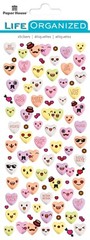 Scrapbooking Stickers Crafts PH Micro Mini Candy Hearts Kisses Faces Love Bug