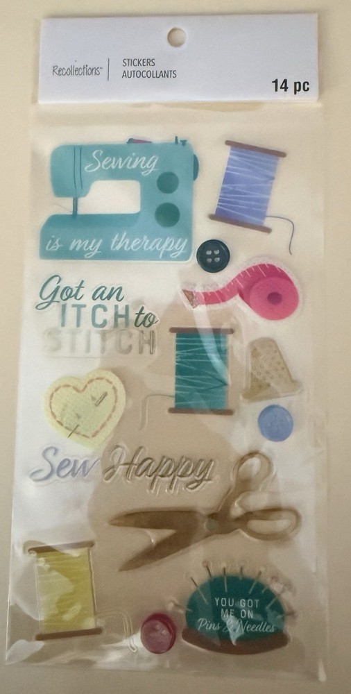 Recollections SEWING Sticker set~Gorgeous! QUICK SHIP!