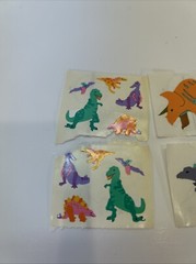 Vintage Mrs Grossman 1993 Dinosaur Stickers Set Of 6 Sheets As Shown