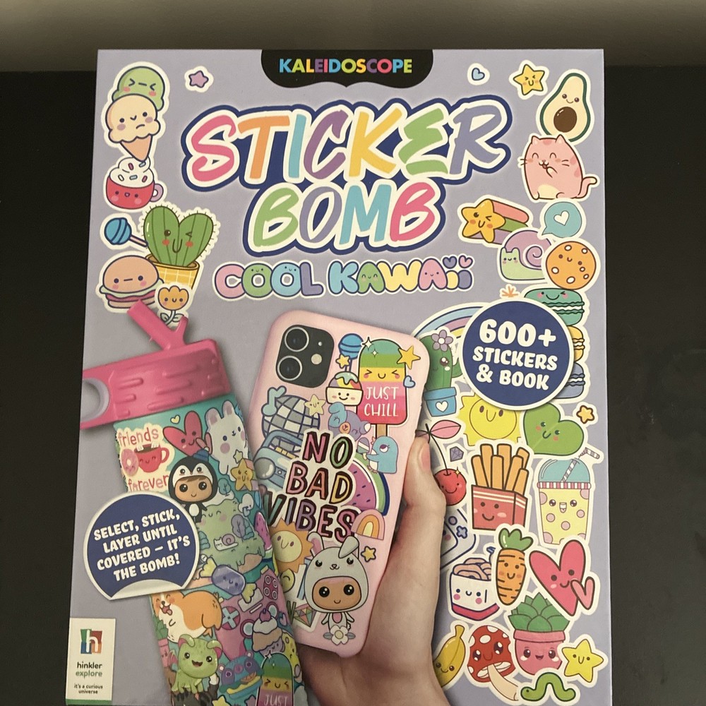 Cool Kawaii Sticker Book 600+ Stickers & Book