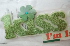 Paper House Productions ~KISS ME I’M IRISH~ Title 3D Sticker; ST. PATRICK’S DAY