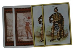 1900’s Golfer, Buchanan Clan Scotsmen Cards Junk Journal Scrapbooking Crafts