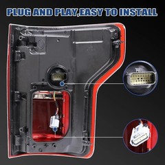 Tail Lights Compatible With Ford F150 F-150 2015 2016 2017 Right Passenger Si…