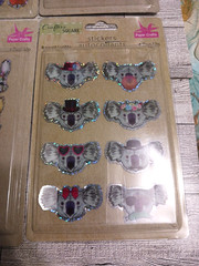 Stickers. 6 packs 3-D pop up stickers. stars, arrows, pigs, rabbits, koala bears