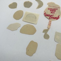 Vintage 1980s Sticker Lot 50+ Stickers Lisa Frank Rainbows Foil Glitter LOOK