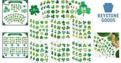 Irish St. Patrick’s Day Vinyl Stickers – 309 Pieces, Multi-Surface Use