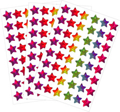 Star Stickers, Holographic Rainbow Small Star Stickers for Kids Reward, Behavior