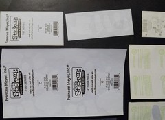 Vintage – Stickers – Variety – some missing as shown – comes as a set as shown