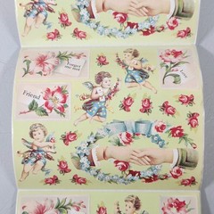 Vintage Frances Meyer Love Notes Floral Sticker Roll Lot of 83 Sheets – READ