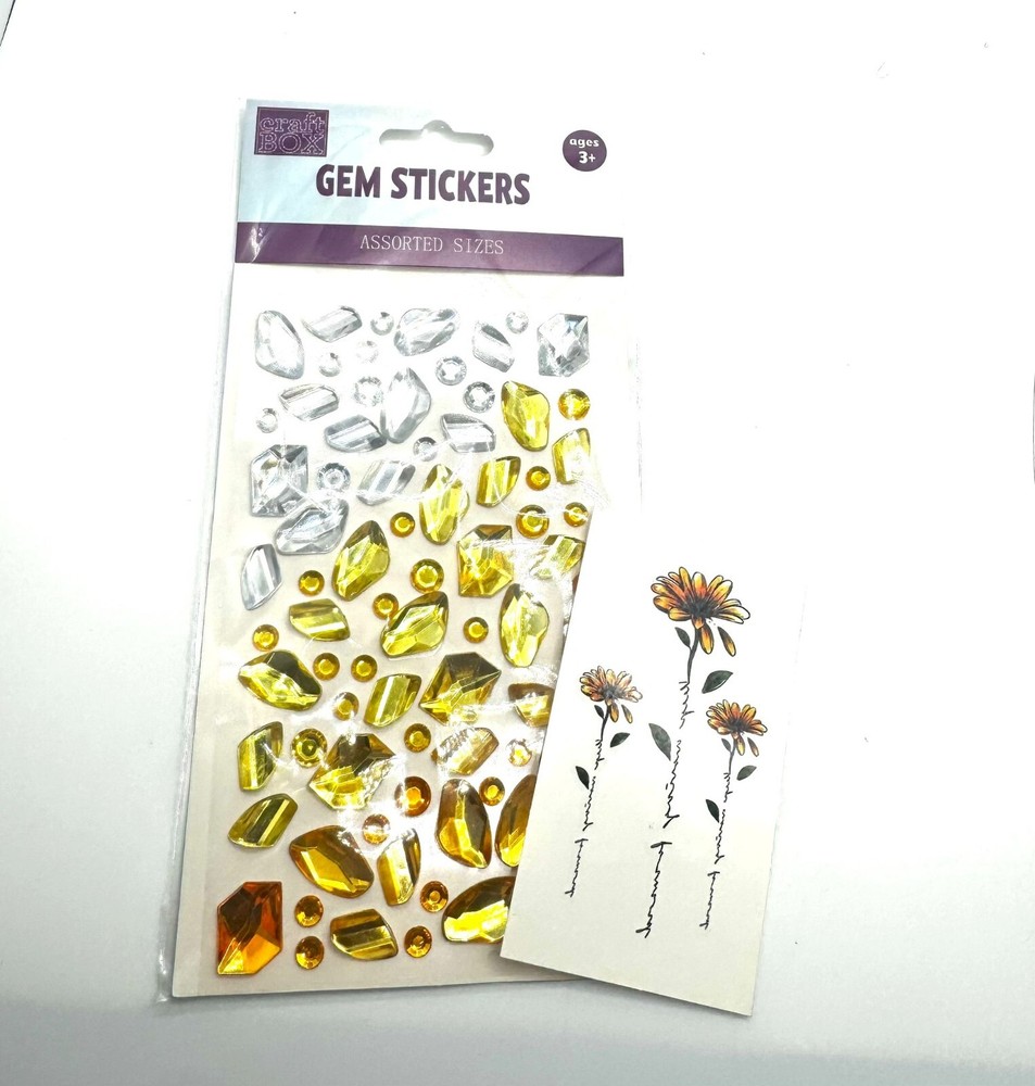 Gem stickers 1pc