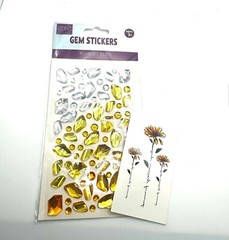 Gem stickers 1pc