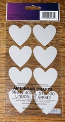 Sticko Color Hearts Labels Colorful Love Valentines Wedding Scrapbook Stickers