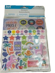 Jot Stickers 178 Pc Assorted Yes You Can Kama