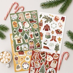 Fun Christmas Stickers for Kids – Large Set of 400 Holiday Stickers for
