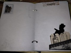 Gothic Vintage Haunted House Junk Journal Scrapbook USA Seller