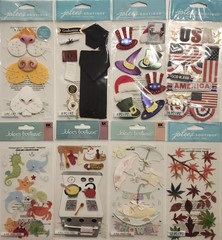 JOLEE’S BOUTIQUE Lot of 31 packs Dimensional Scrapbooking Stickers Assortment