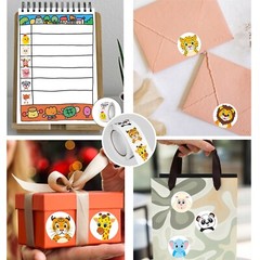 1500Pcs Cute Cartoon Animal Stickers Pack for Kids